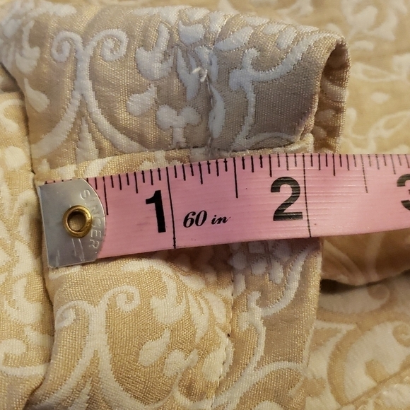 TRIXIE & LuLu Shorts High Waist 7/8 Tan&Cream EUC Like NWOT - Picture 5 of 11
